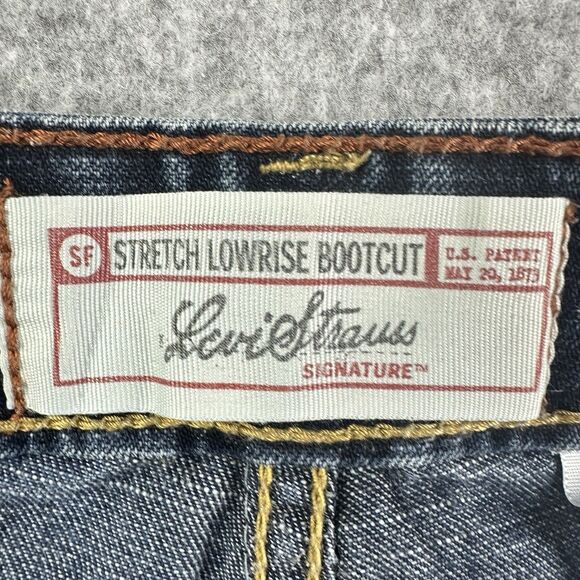 Levis Low Rise Bootcut Jeans Juniors 11 Stretch Classic Western (Meas 33x30)* - Picture 16 of 16